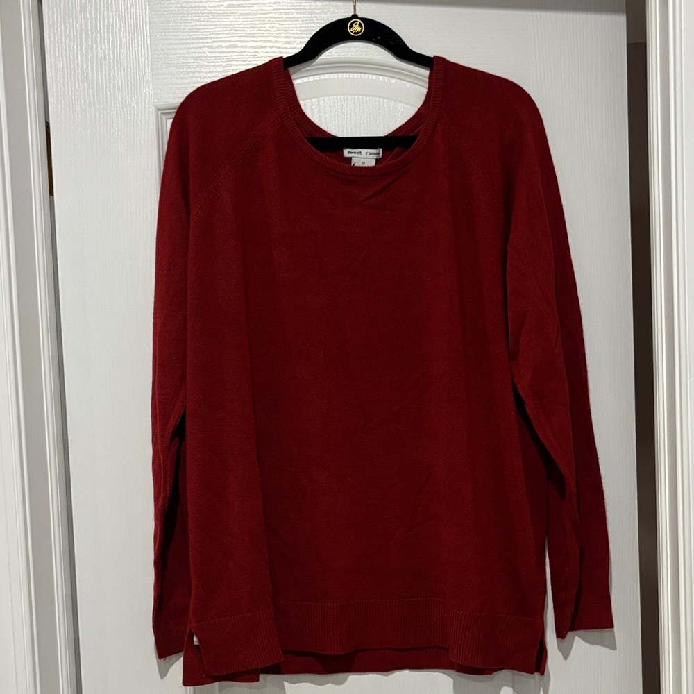 Women's Red Sweater